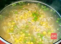 Illustration of how to make colorful pig skin jelly 8