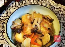 Illustration of how to cook Japanese tofu with crab mushrooms 10