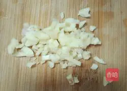 Illustration of how to make mixed water spinach 2