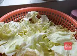 Illustration of how to make sweet and sour hand-shredded cabbage 1