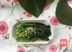 Illustration of how to make garlic cabbage 7