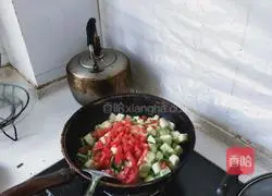 Illustration of how to make eggplant and tomatoes 6