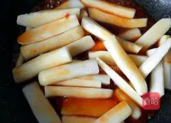 Illustration of how to make sweet and sour iron yam 12