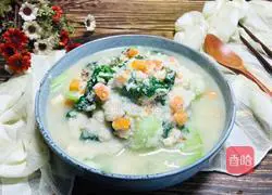 Illustration of how to make cabbage and bean dregs stewed 9