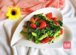 Illustration of how to make stir-fried broccoli 12