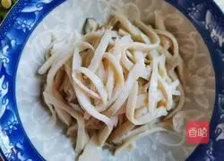 Cold and shredded Illustration of how to make King Oyster Mushroom 4