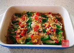 Illustration of how to make spicy enoki mushroom vermicelli 11