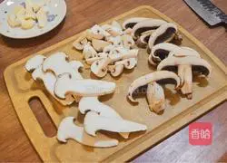 Recipe for roasting baby mushrooms with vanilla 2
