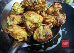 Illustration of how to make vegetable radish meatballs 10