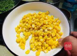 Illustration of how to make green beans and corn 2