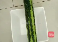 Illustration of how to make cold cucumber 1