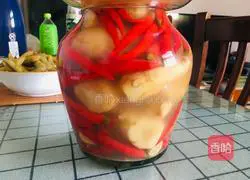 Illustration of how to make pickled ginger 9