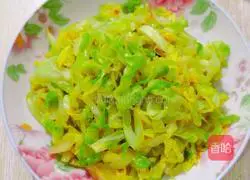 Illustration of stir-fried cabbage 10