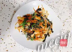 Illustration of how to make vegetarian stir-fried vegetables 3