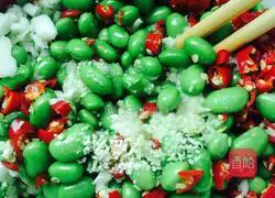 Illustration of how to make cold green beans 4