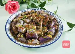 Illustration of how to make a plate of glutinous eggplant 9