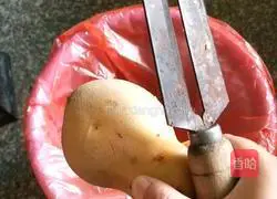 Illustration of how to make fried potato slices 2