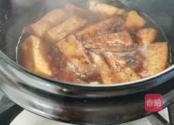 Illustration of how to make braised dried beans 5