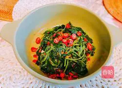 Illustration of how to make cold wild vegetables 6