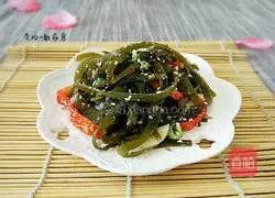 Illustration of how to make cold kelp shreds 7