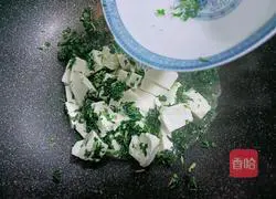 Ma Lan Illustration of how to make stir-fried tofu 8