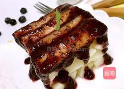 Blueberry Yam Recipe Illustration 6