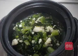 Illustration of how to make lettuce leaf tofu stew 5