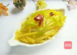 Illustration of how to make fried shredded potatoes 8