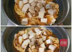 Illustration of how to make cabbage and tofu stewed vermicelli 8