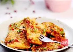 Illustration of how to make fried tofu with sauce 9