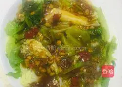 Illustration of how to make seasonal vegetables in sauce 8