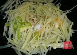 Hot and sour potato shreds recipe 7