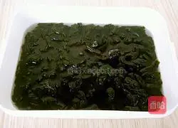 Illustration of how to make cold wakame 2