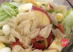 Vegetable and Fruit Honey Salad Recipe Illustration 6