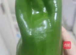 Illustration of how to make fried potato slices with green pepper 2