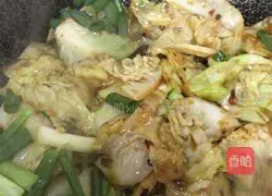 Illustration of how to make cabbage in oyster sauce 10