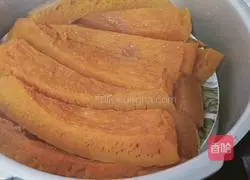 Anti-epidemic Simple Meal Steamed Pumpkin Recipe Illustration 7