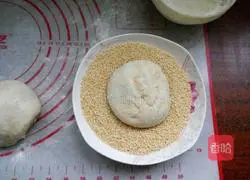 Tahini Illustration of how to make sesame cakes 11