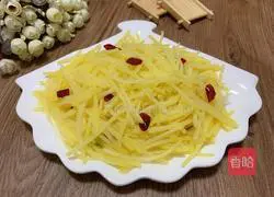 Illustration of how to make spicy and sour potato shreds 6