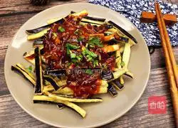 Illustration of how to make flavored eggplant strips 13