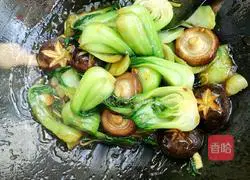 Mushrooms and Tang vegetables Illustration of how to do it 8