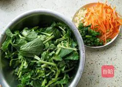 Illustration of how to make garlic moss 1