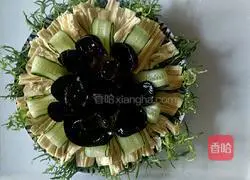 Illustration of how to make cold yuba 9