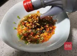 Illustration of how to make quail eggs with colored pepper 7