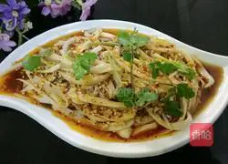 Illustration of how to make cold king oyster mushrooms 6