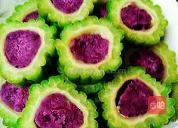 Bitter Melon and Purple Sweet Potato Rings Recipe Illustration 18