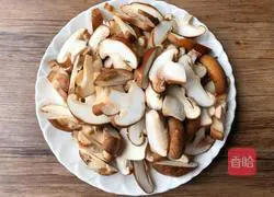 Illustration of how to make mushrooms and vegetables 3