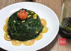 Illustration of how to eat sweet potato leaves lightly 15