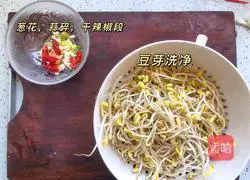 Vinegar Illustration of how to make bean sprouts 1