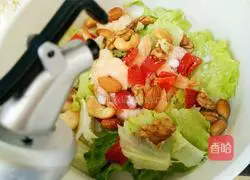 Illustration of how to make vegetable salad for reducing fat and slimming 9